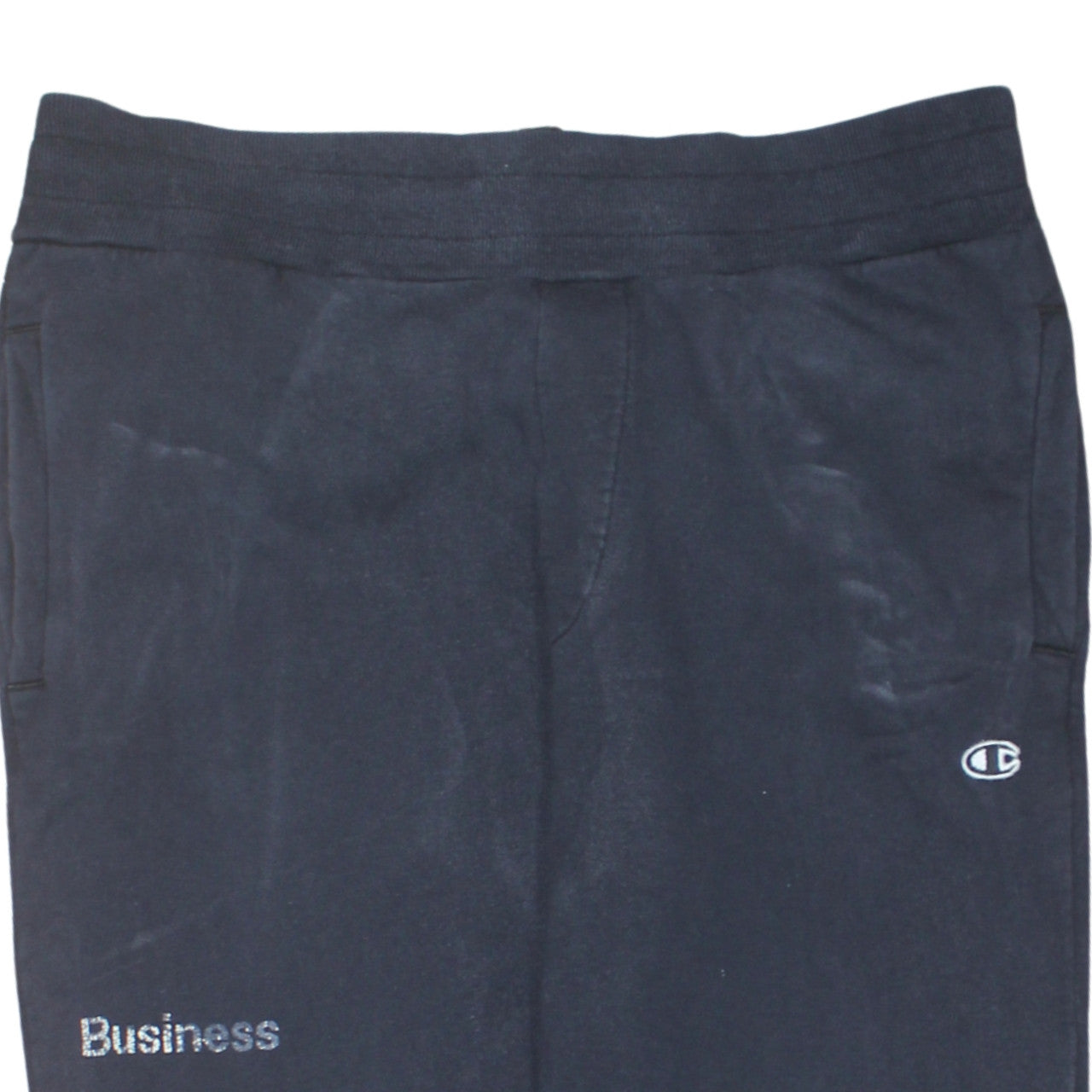 Mens UK Size M Champion by Wood Wood Regular Fit Jogger Black Trousers