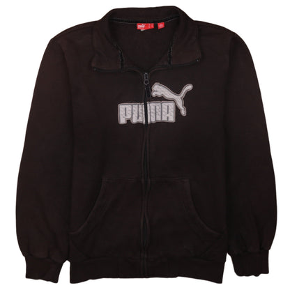 Womens UK Size L PUMA Black Full Zip Sweatshirt