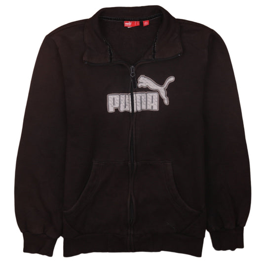 Womens UK Size L PUMA Black Full Zip Sweatshirt
