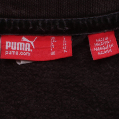 Womens UK Size L PUMA Black Full Zip Sweatshirt