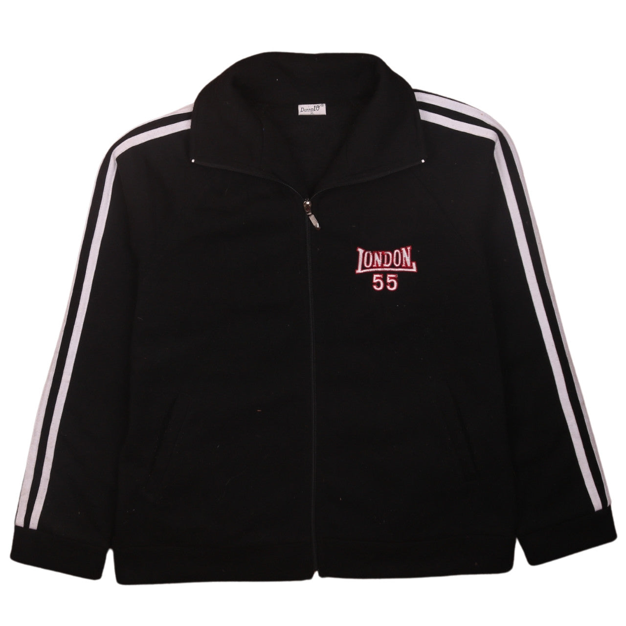 Womens UK Size XL Donna10 Black Full Zip Sweatshirt