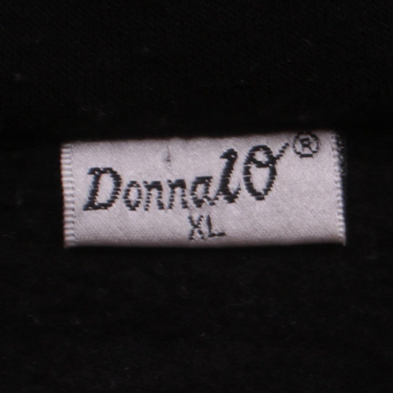Womens UK Size XL Donna10 Black Full Zip Sweatshirt