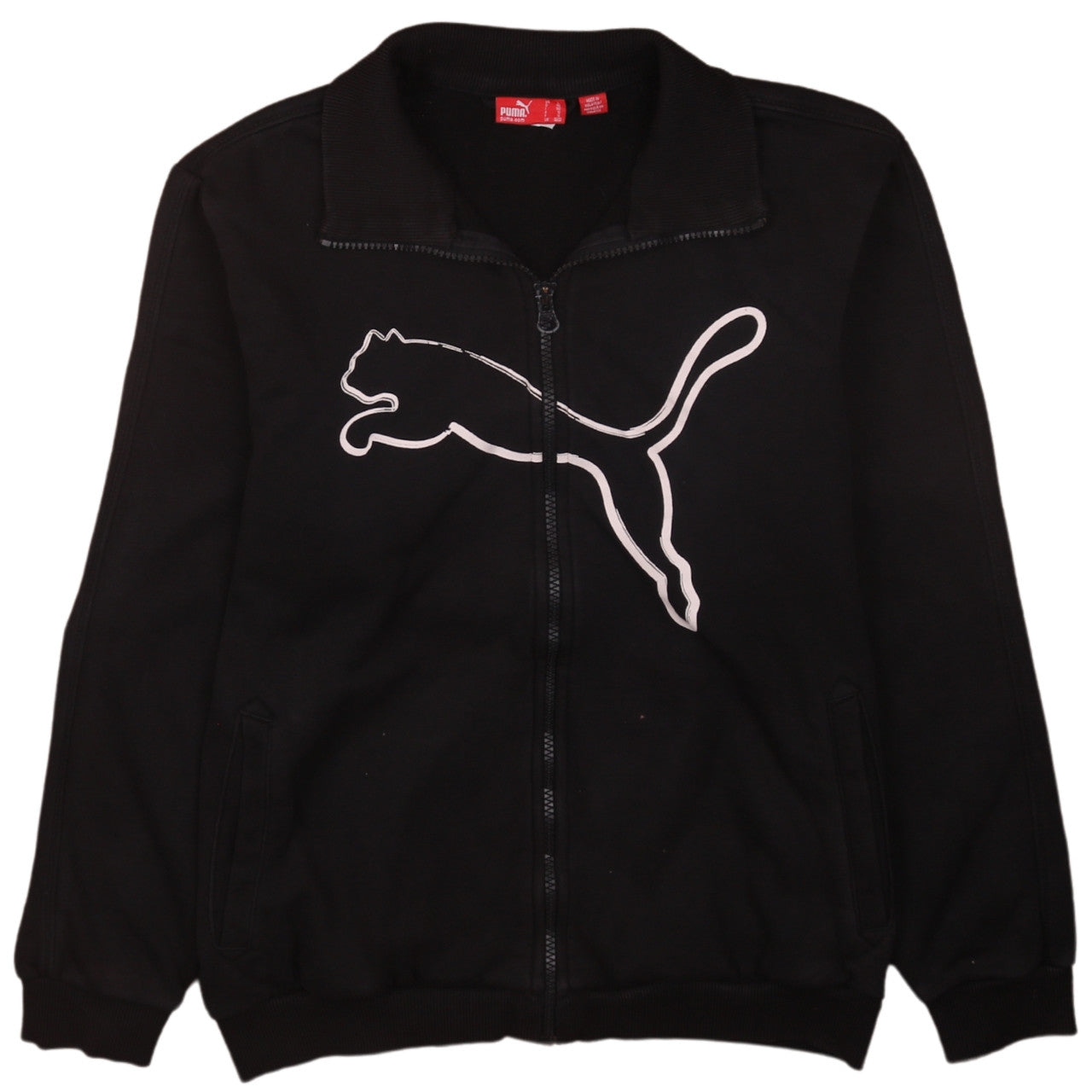 Boys UK Size 12 Years PUMA Black Full Zip Hoodie