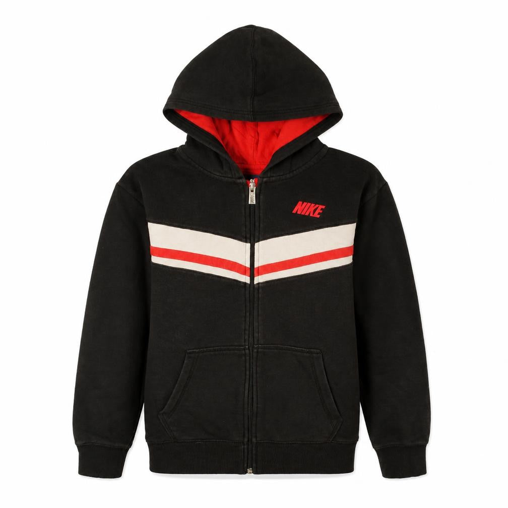 Boys UK Size 12-13 Years Nike Black Full Zip Hoodie