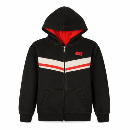 Boys UK Size 12-13 Years Nike Black Full Zip Hoodie