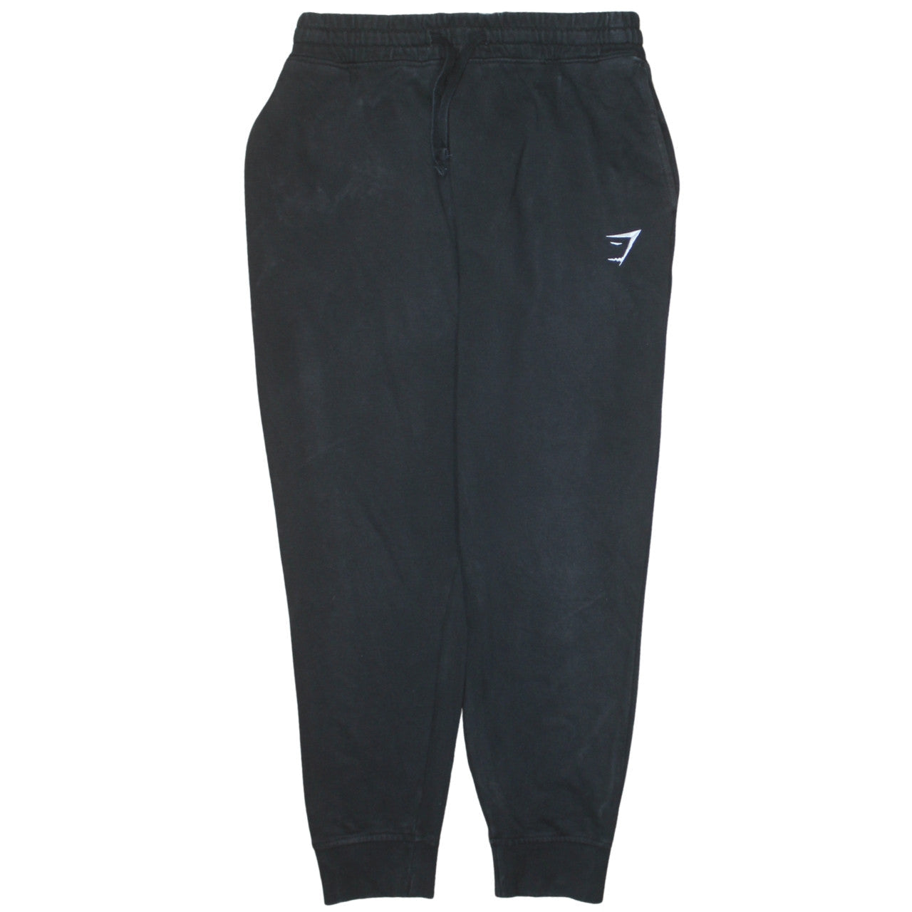 Mens UK Size M Gymshark Slim Fit Jogger Black Trousers