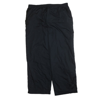 Mens UK Size 3XL ZegnaSport Regular Fit Track Pants Black Trousers