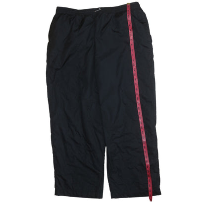 Mens UK Size 3XL ZegnaSport Regular Fit Track Pants Black Trousers