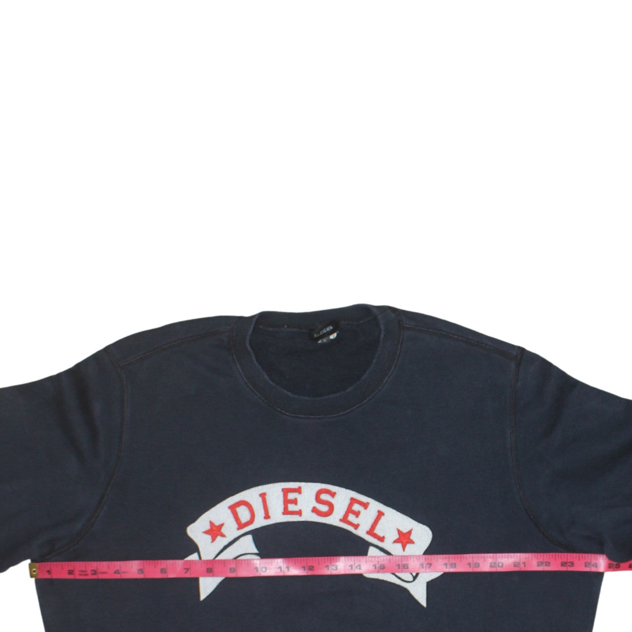 Mens UK Size L Diesel Blue Pullover Sweatshirt