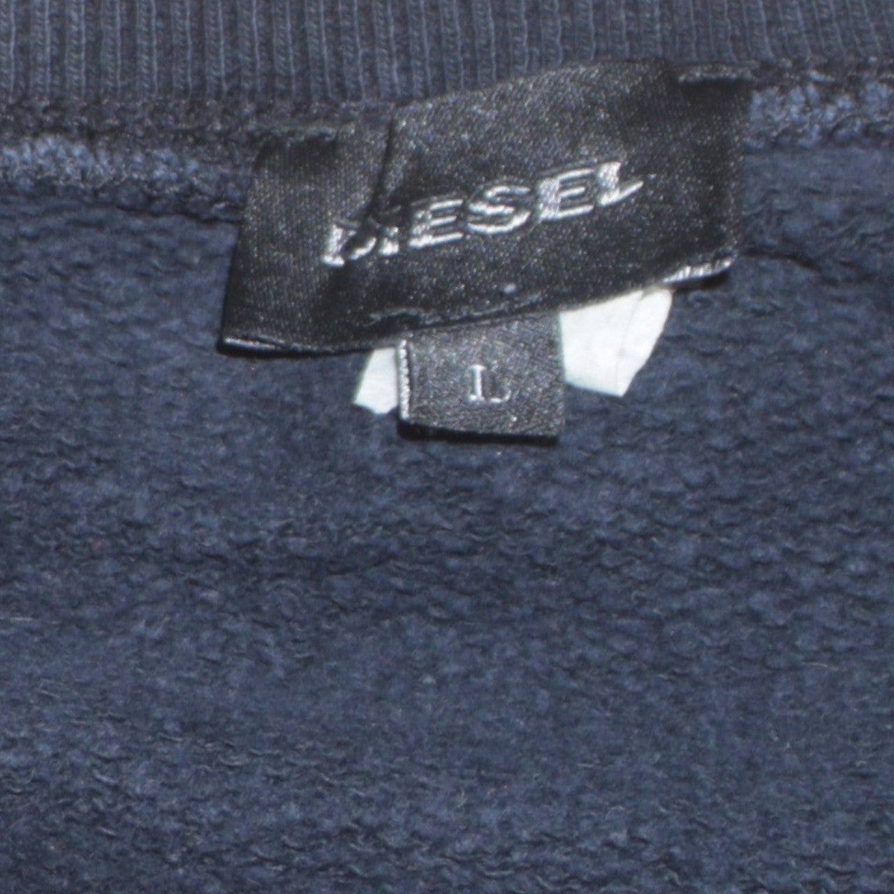 Mens UK Size L Diesel Blue Pullover Sweatshirt