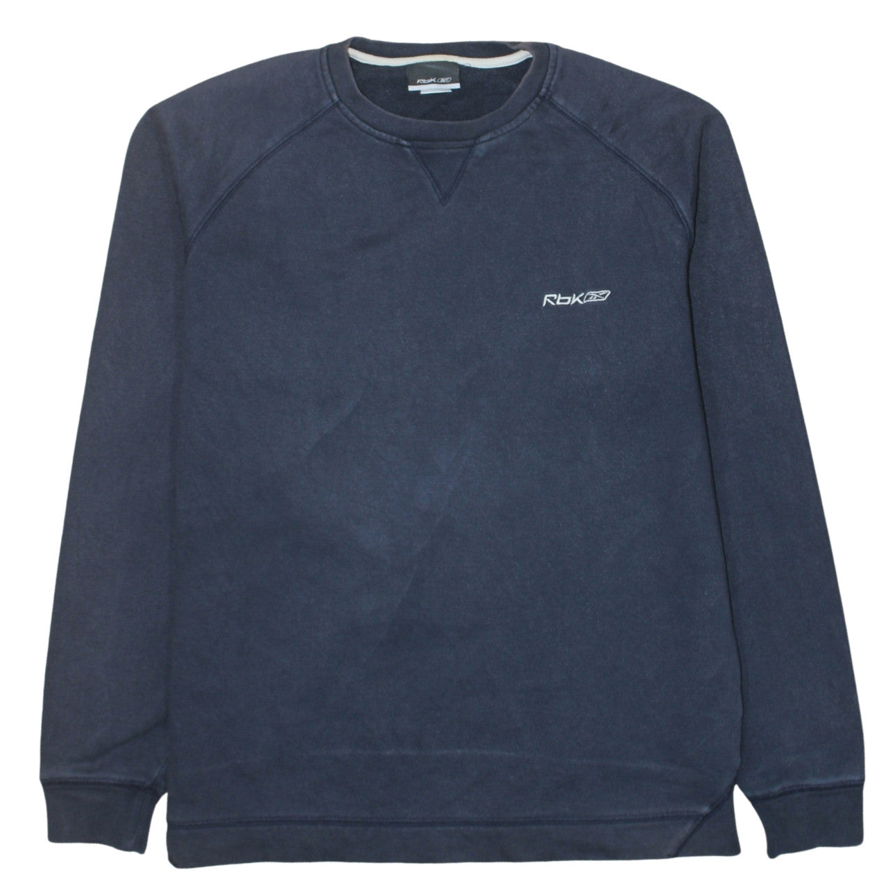 Mens UK Size L Reebok Blue Pullover Sweatshirt