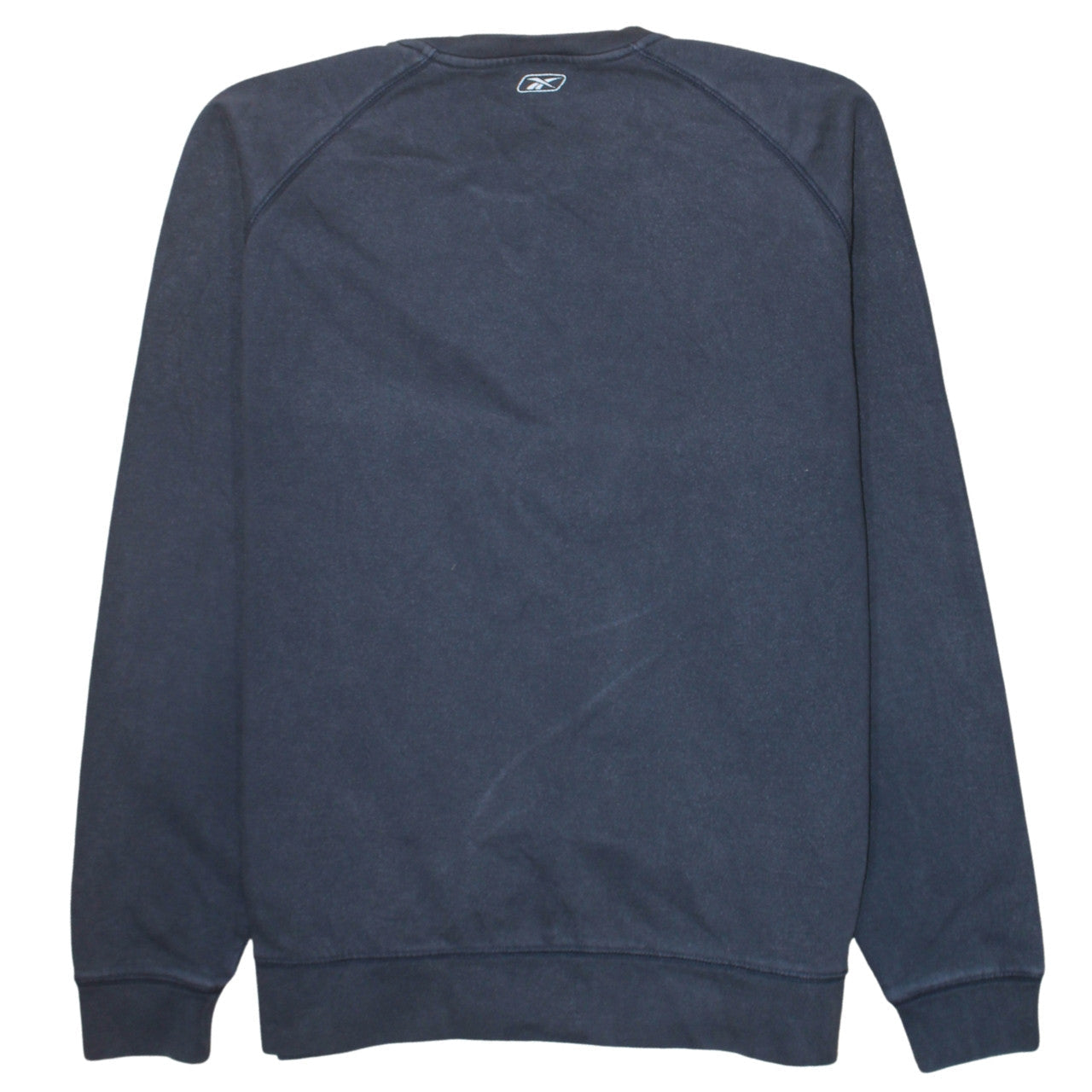 Mens UK Size L Reebok Blue Pullover Sweatshirt
