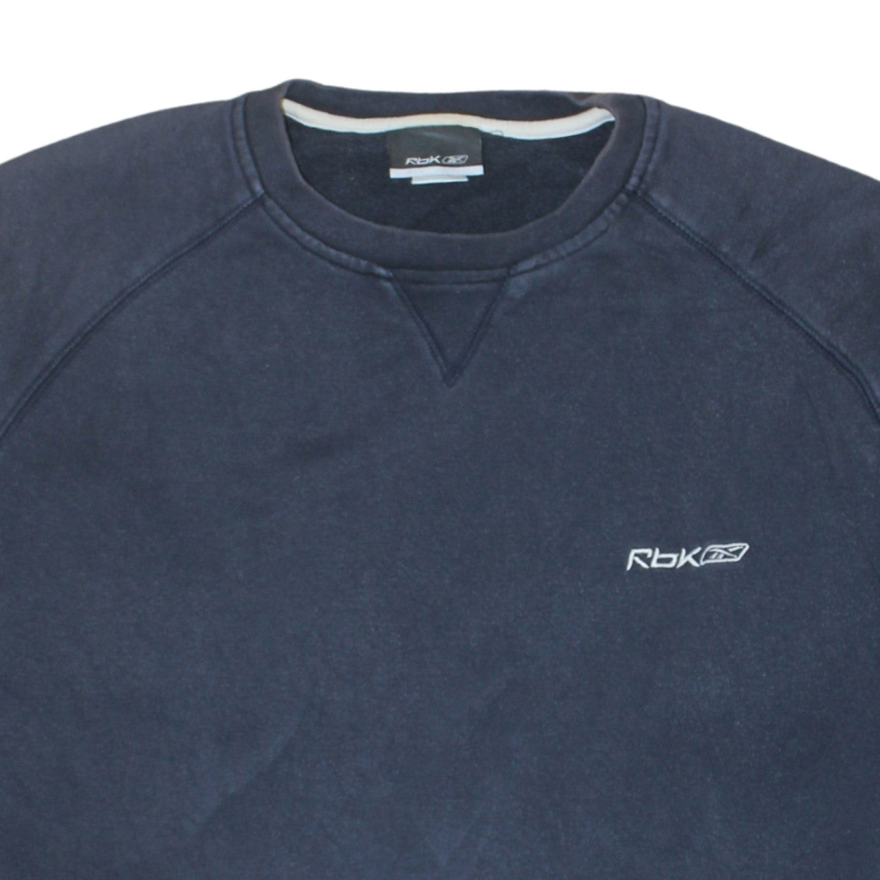 Mens UK Size L Reebok Blue Pullover Sweatshirt