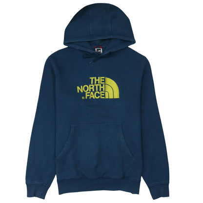 Mens UK Size L The North Face Blue Pullover Hoodie