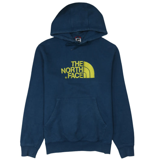 Mens UK Size L The North Face Blue Pullover Hoodie