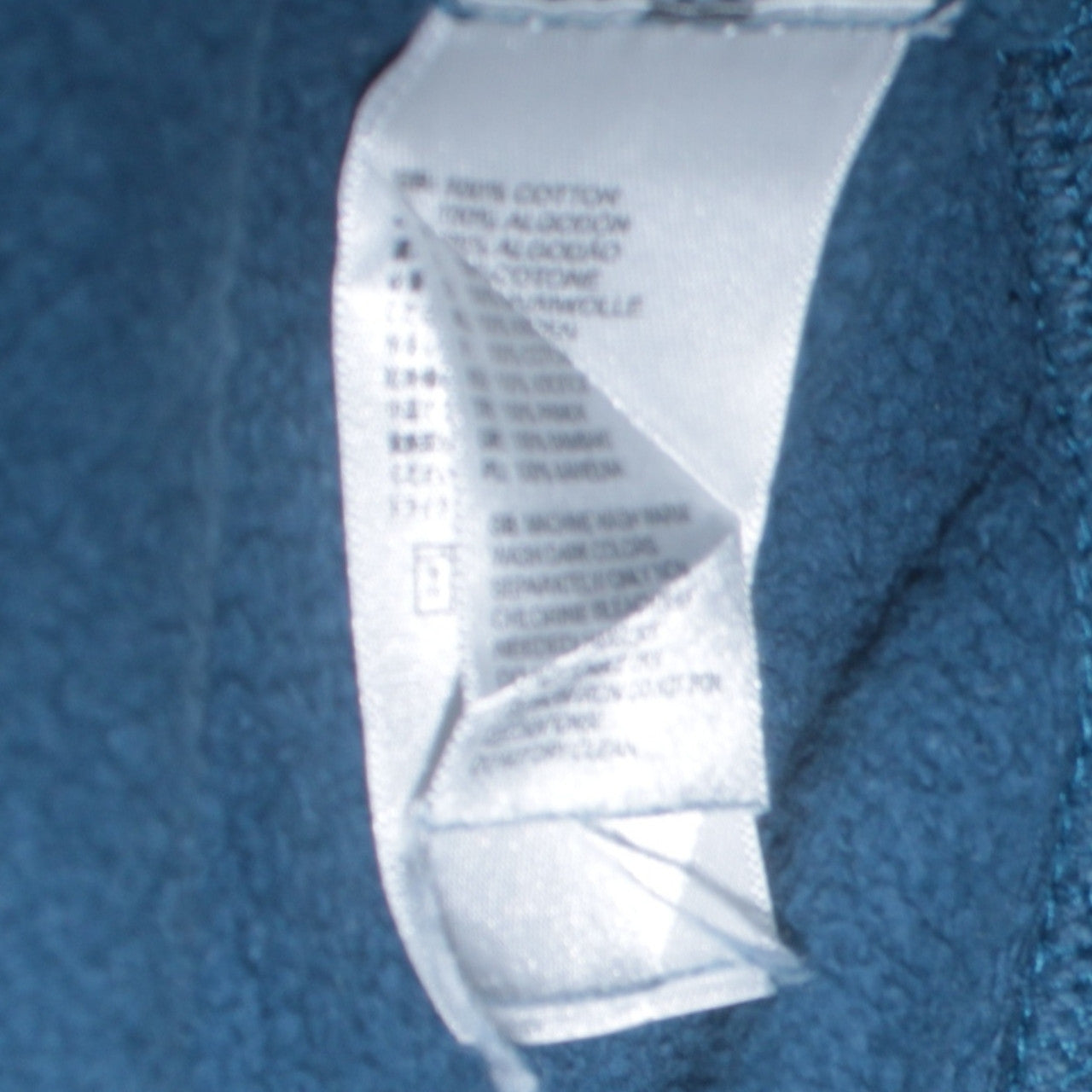 Mens UK Size L The North Face Blue Pullover Hoodie