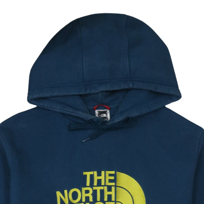 Mens UK Size L The North Face Blue Pullover Hoodie
