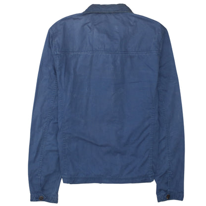 Mens UK Size L Tommy Hilfiger Denim Blue Basic Jacket