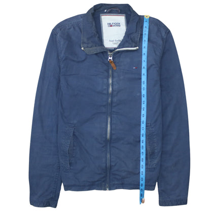 Mens UK Size L Tommy Hilfiger Denim Blue Basic Jacket