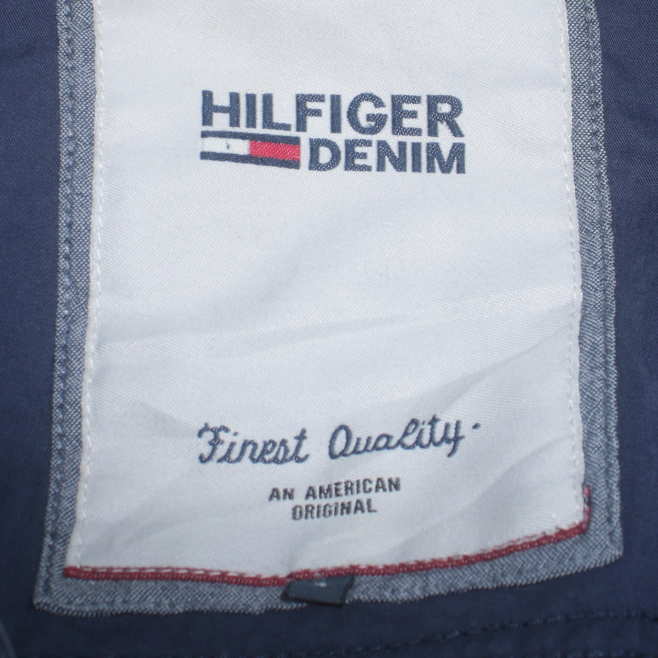 Mens UK Size L Tommy Hilfiger Denim Blue Basic Jacket