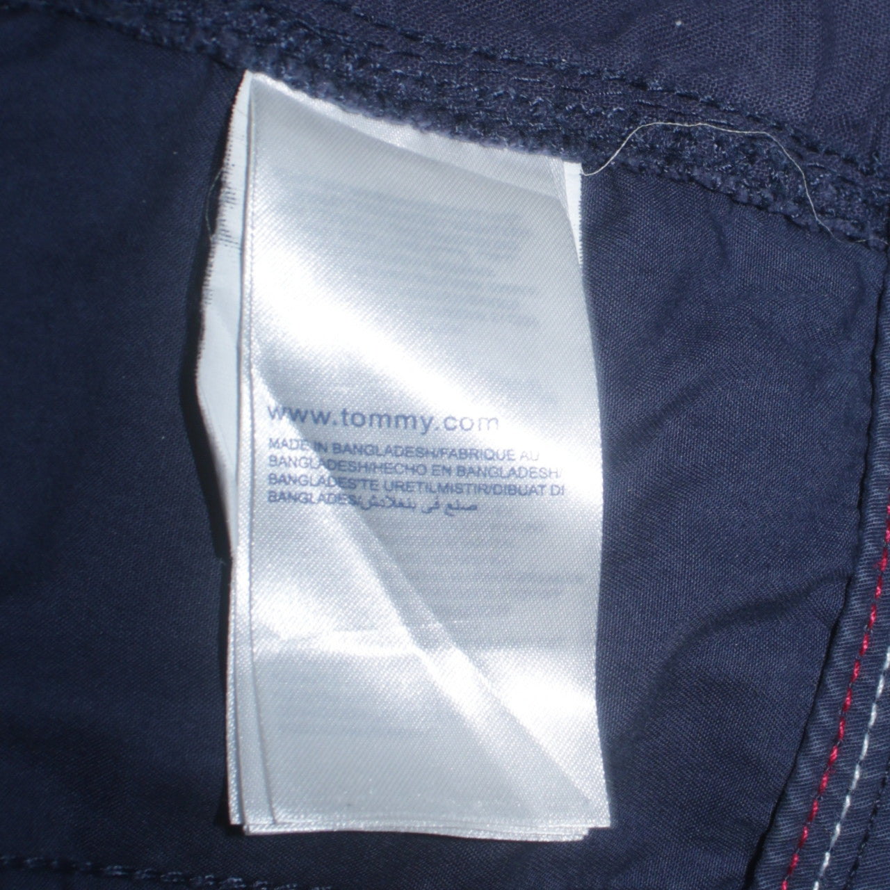 Mens UK Size L Tommy Hilfiger Denim Blue Basic Jacket