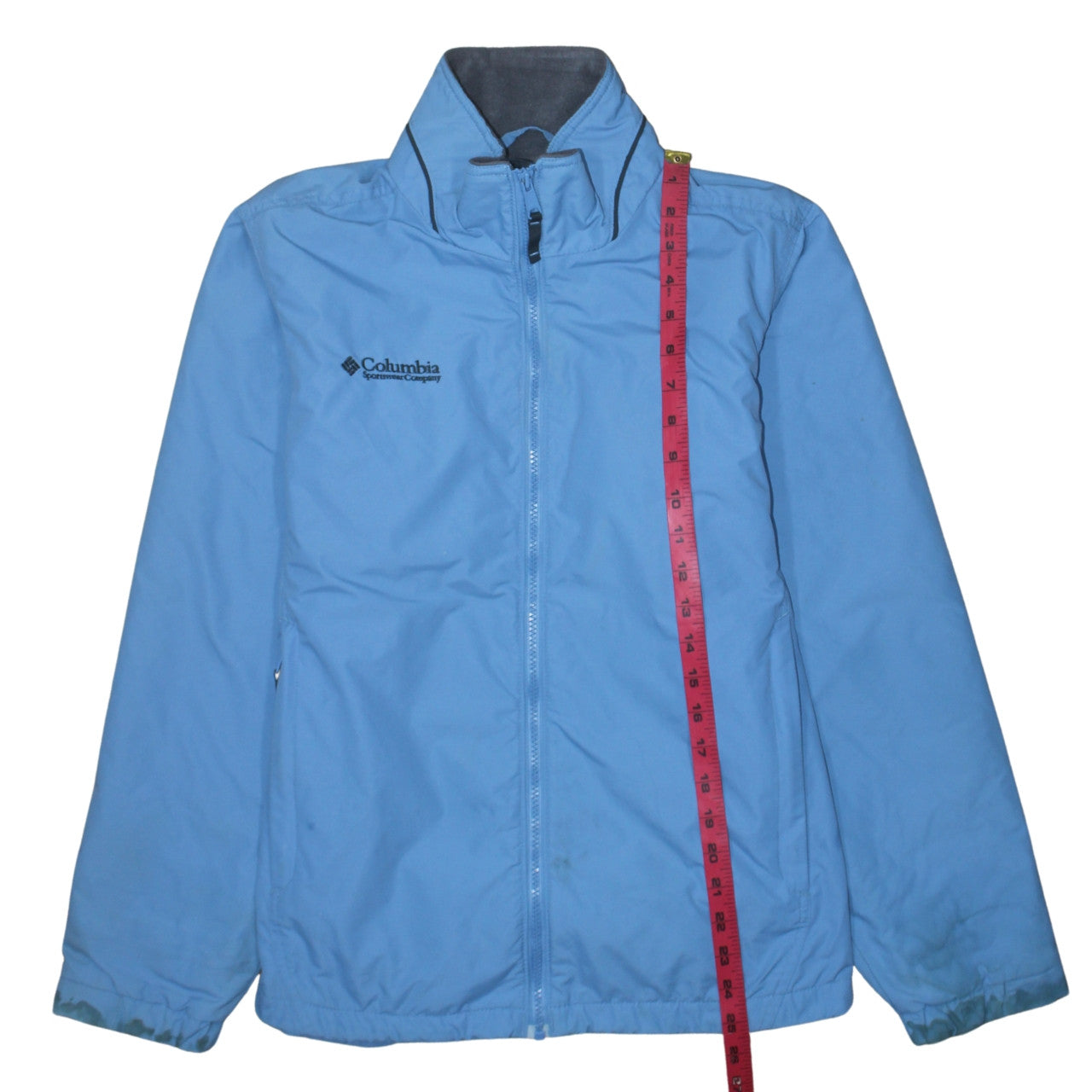 Unisex Adults UK Size S Columbia Blue Basic Jacket