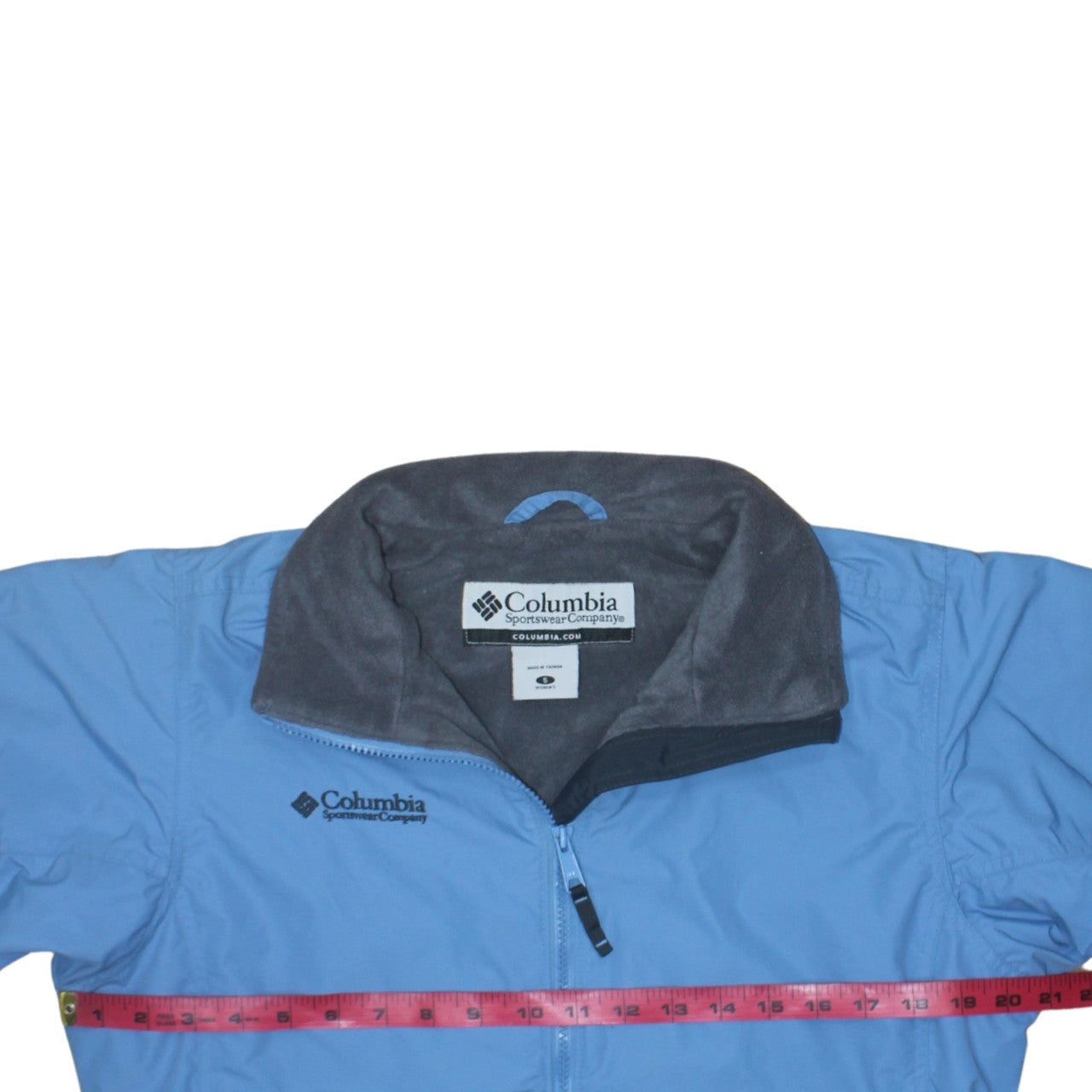 Unisex Adults UK Size S Columbia Blue Basic Jacket