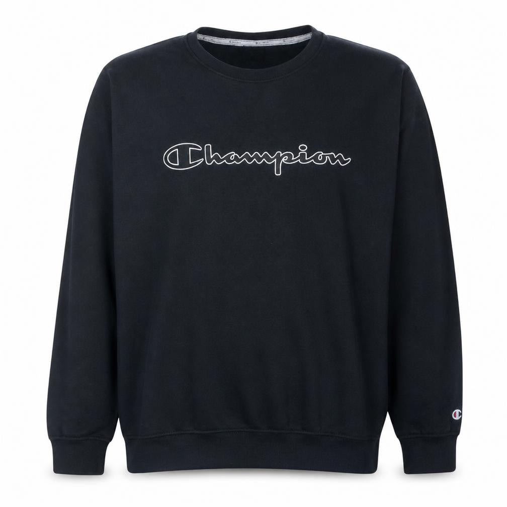 Mens UK Size XL Champion Black Pullover Sweatshirt