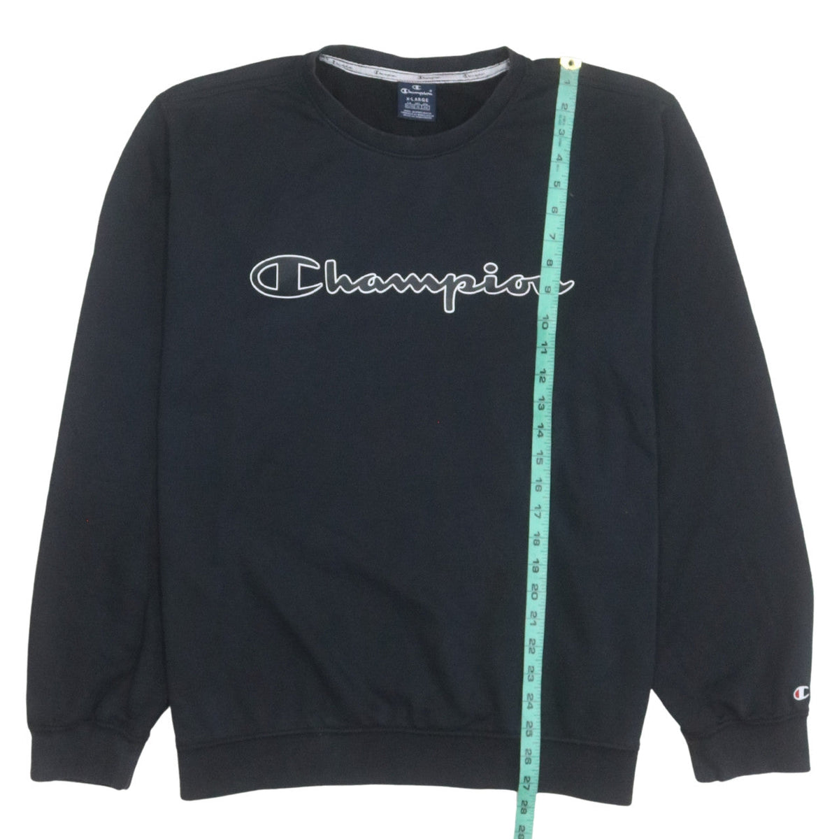 Mens UK Size XL Champion Black Pullover Sweatshirt