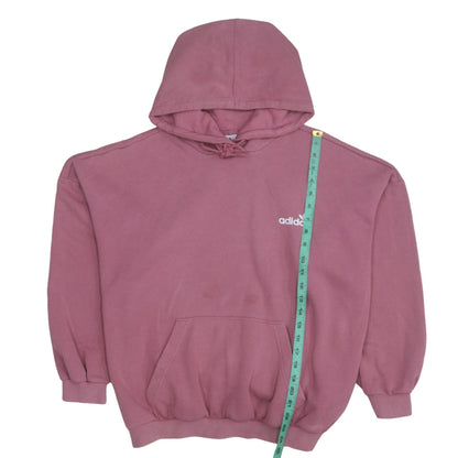 Womens UK Size 16 adidas Pink Pullover Hoodie