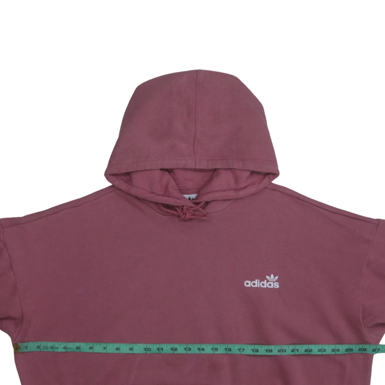 Womens UK Size 16 adidas Pink Pullover Hoodie