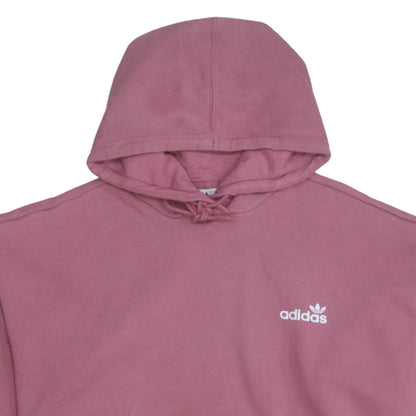 Womens UK Size 16 adidas Pink Pullover Hoodie
