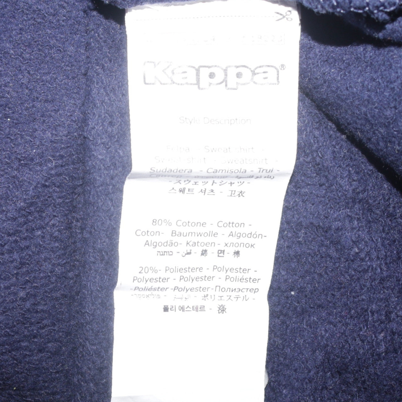 Mens UK Size S Kappa Blue Pullover Sweatshirt