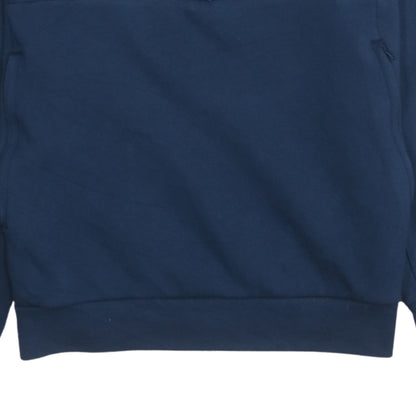 Mens UK Size S adidas Blue 1/2 Zip Sweatshirt