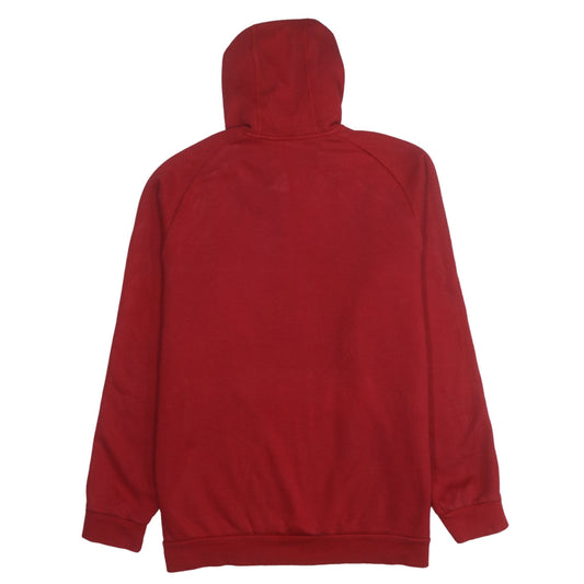 Mens UK Size XL adidas Red Pullover Hoodie