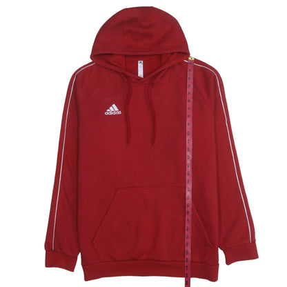 Mens UK Size XL adidas Red Pullover Hoodie