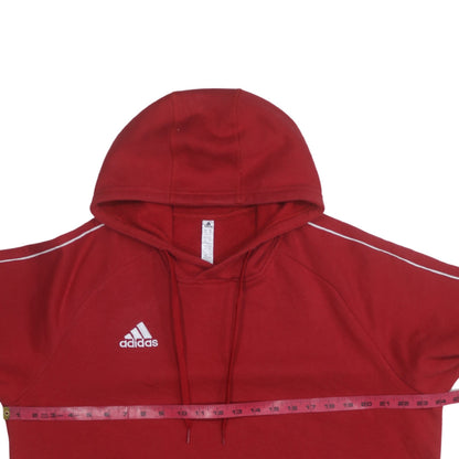 Mens UK Size XL adidas Red Pullover Hoodie