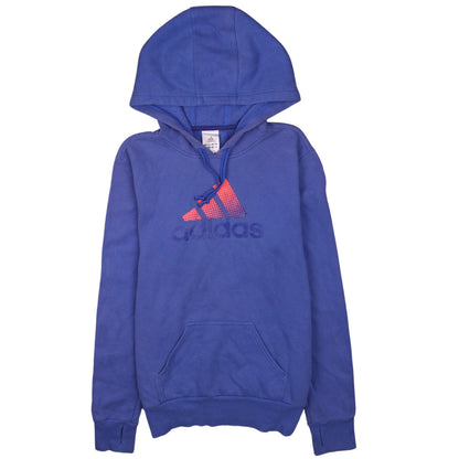 Womens UK Size S adidas Blue Pullover Hoodie