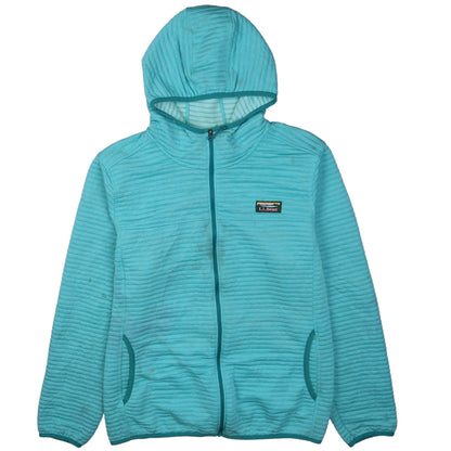 Unisex Adults UK Size XL L.L.Bean Blue Full Zip Hoodie