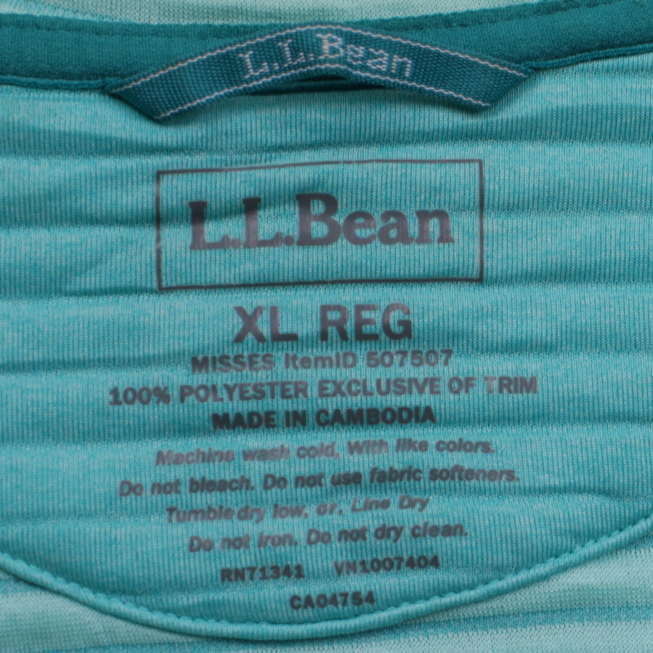 Unisex Adults UK Size XL L.L.Bean Blue Full Zip Hoodie