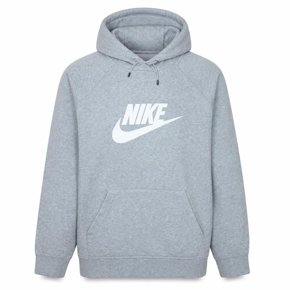 Mens UK Size 2XL Nike Grey Pullover Hoodie