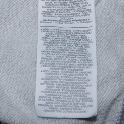 Mens UK Size 2XL Nike Grey Pullover Hoodie