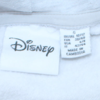 Womens UK Size S Disney Grey Pullover Hoodie