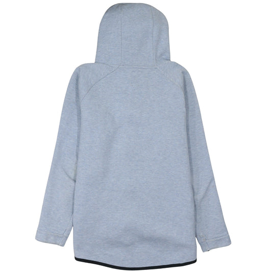 Mens UK Size L Nike Grey Full Zip Hoodie