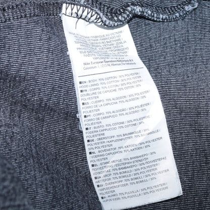Mens UK Size L Nike Grey Full Zip Hoodie