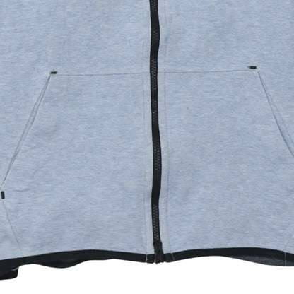 Mens UK Size L Nike Grey Full Zip Hoodie