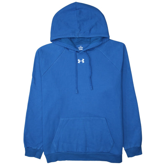 Mens UK Size XL Under armour Blue Pullover Hoodie
