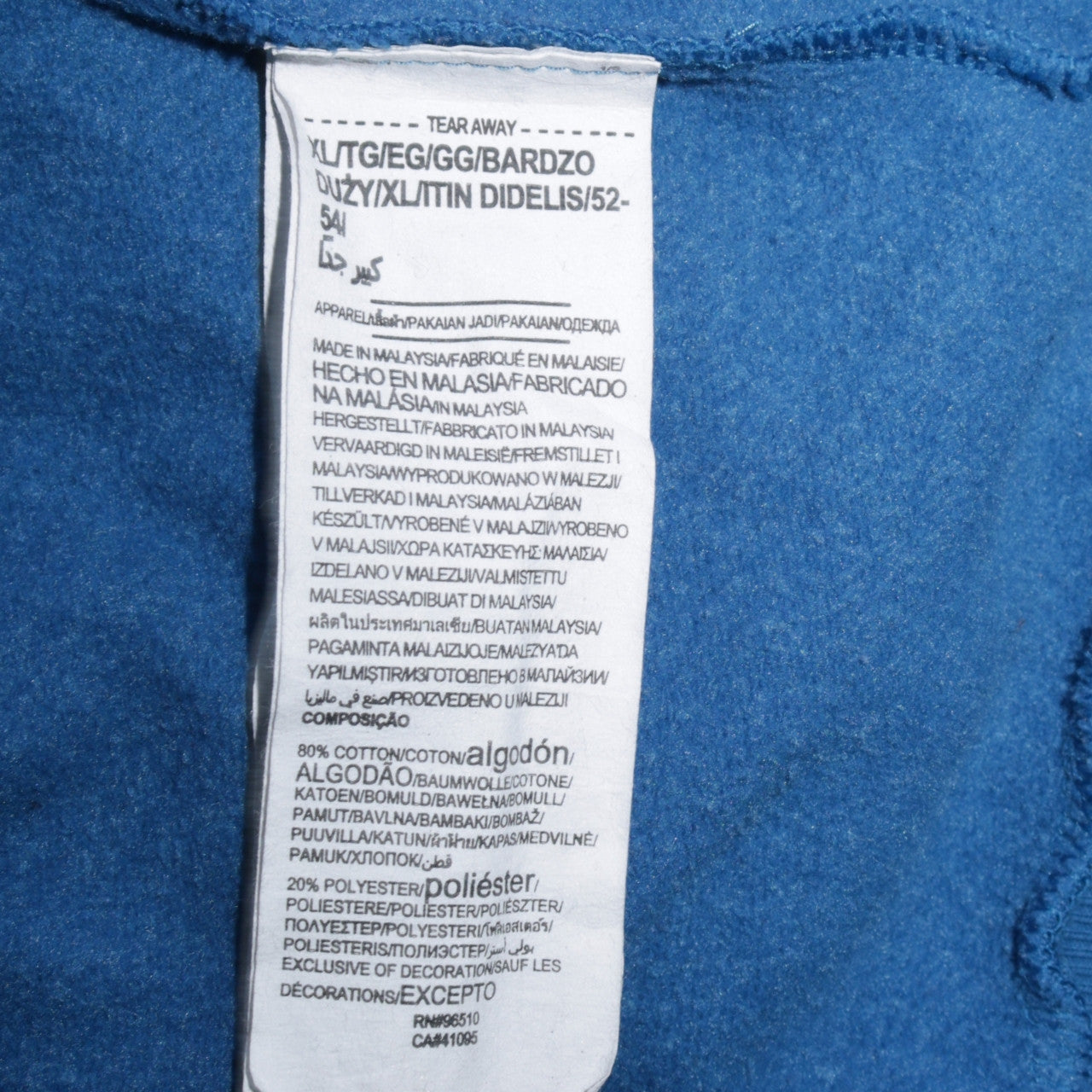 Mens UK Size XL Under armour Blue Pullover Hoodie