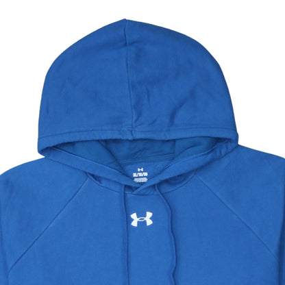 Mens UK Size XL Under armour Blue Pullover Hoodie
