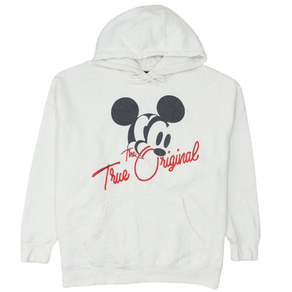 Mens UK Size S Disney White Pullover Hoodie